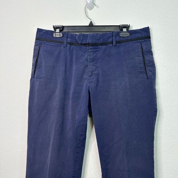 J.Lindeberg Mens Blue Narrow Fit Cotton Blend Chance Golf Pants Size 34 x 32 - Picture 2 of 16